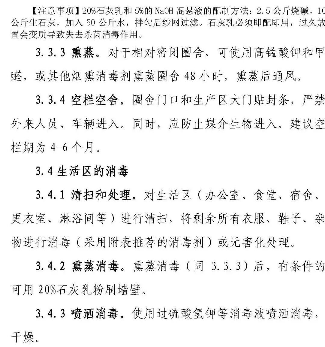 【征求意见 】《感染非洲猪瘟养殖场恢复生产技术指南（试行）》