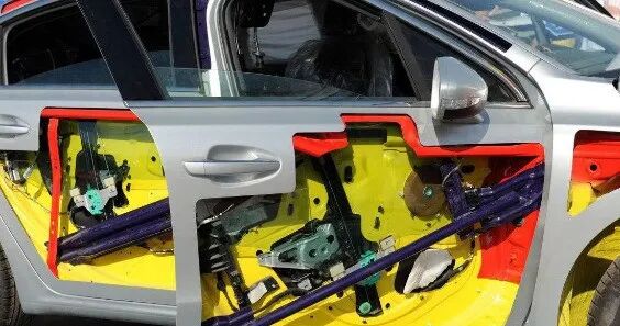 车窗是如何升降的？用手为什么按拉不动？3D动画详解工作原理的图10