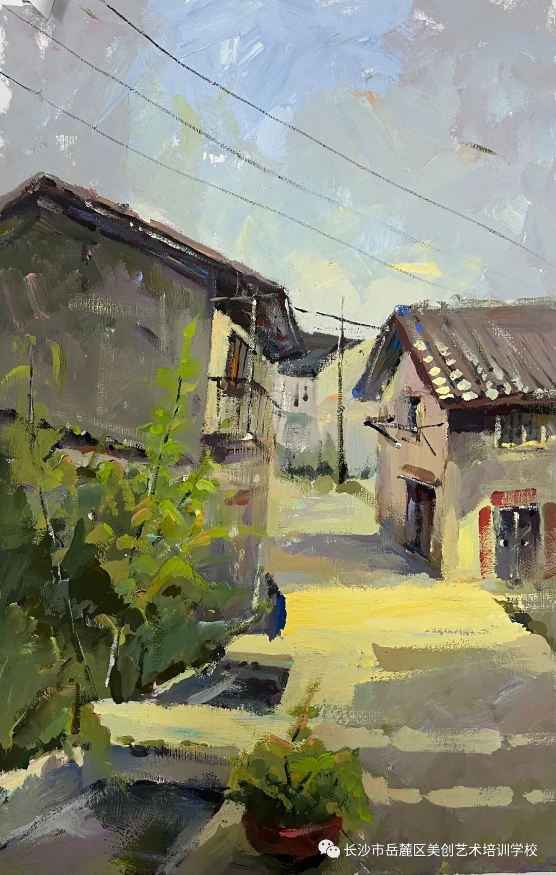 美创艺术培训学校2023届学生张谷英村写生之旅(二)_校园教学_长沙市