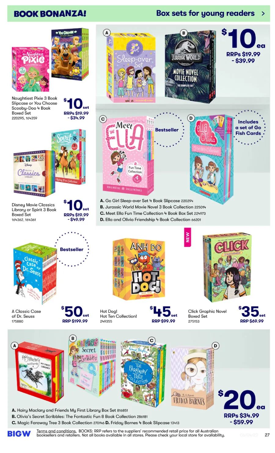 4月10日~19日！Big W最新打折目录来袭，超多玩具/童书/童装半价（组图） - 27