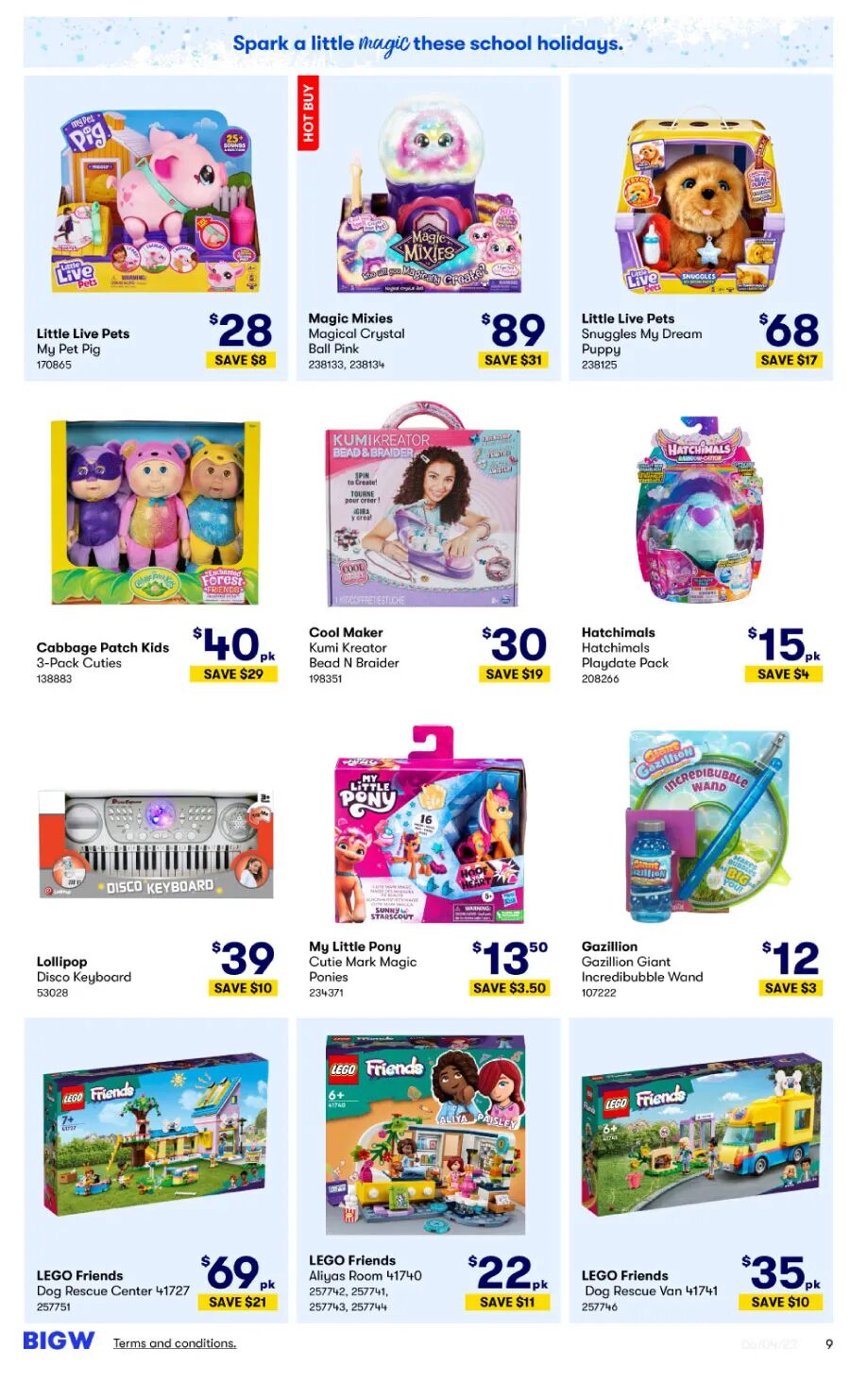 4月10日~19日！Big W最新打折目录来袭，超多玩具/童书/童装半价（组图） - 9