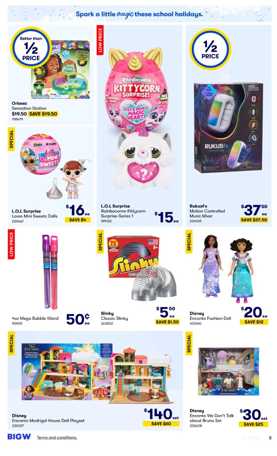 4月10日~19日！Big W最新打折目录来袭，超多玩具/童书/童装半价（组图） - 8