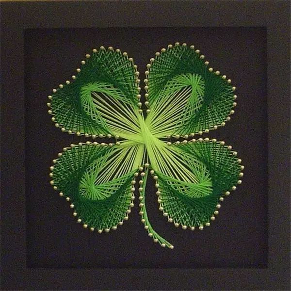 几根钉子和线就能搞定的装饰画附教程