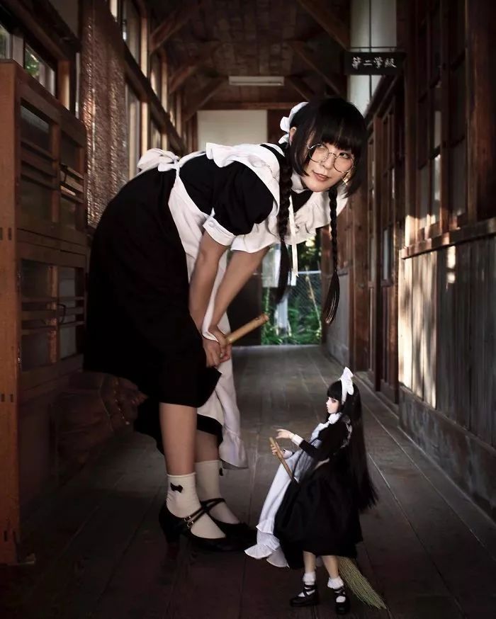 日本少女將自己打扮成SD娃娃，吸粉無數！這畫風簡直了 親子 第30張