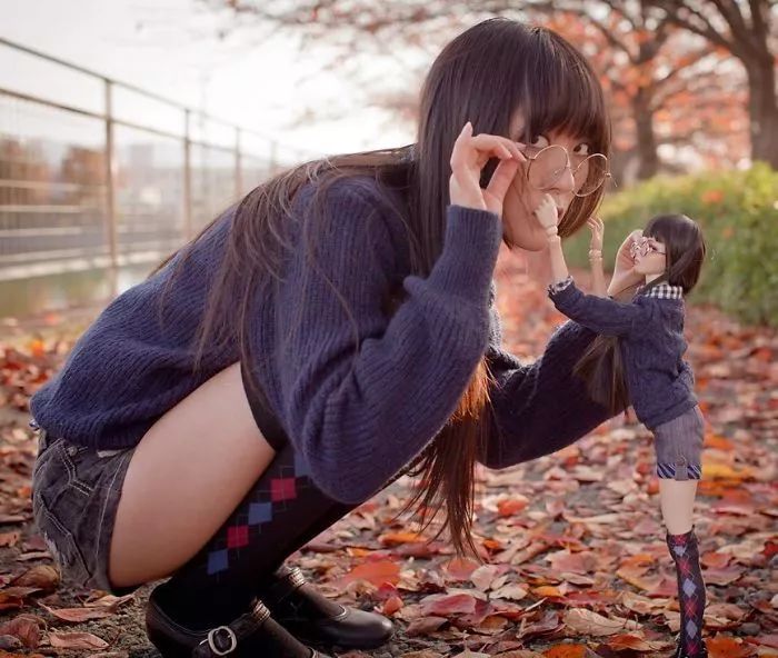 日本少女將自己打扮成SD娃娃，吸粉無數！這畫風簡直了 親子 第4張