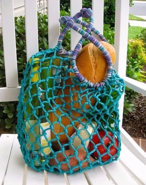 不用钩不用织,几根绳子轻松编几个网袋,以后出门收纳就靠它了!