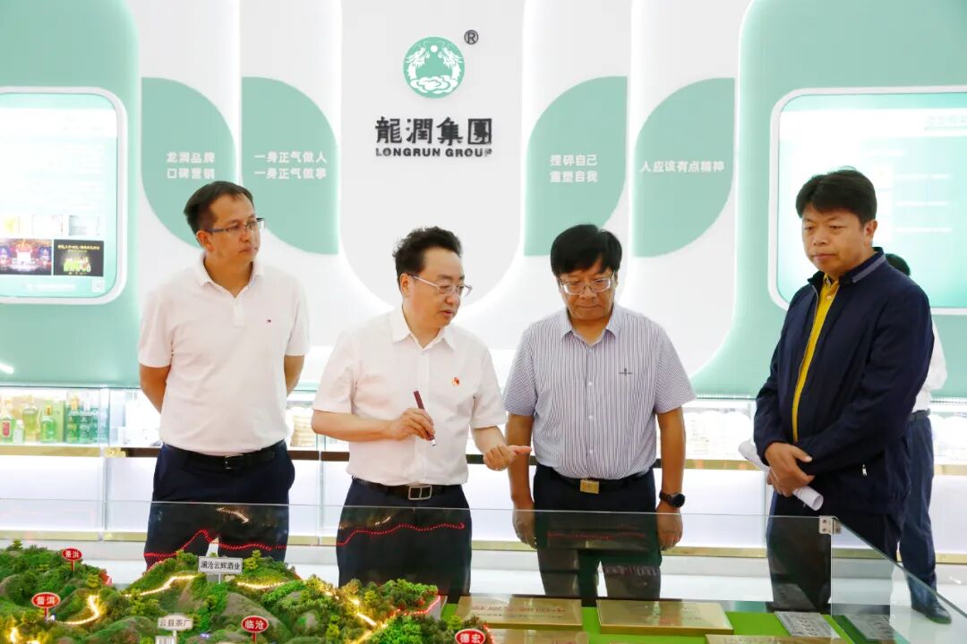 官渡区委书记和丽川一行莅临龙润参观考察，推进云茶产业发展