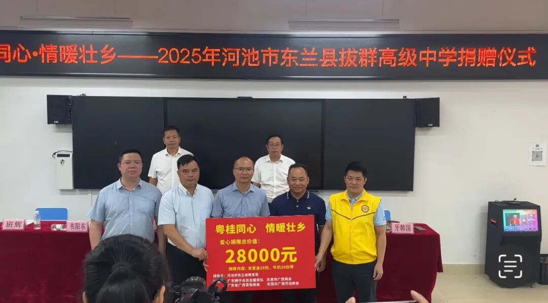 商会公益 | 粤桂同心·情暖壮乡——2025年百色河池公益慈善活动圆满举行