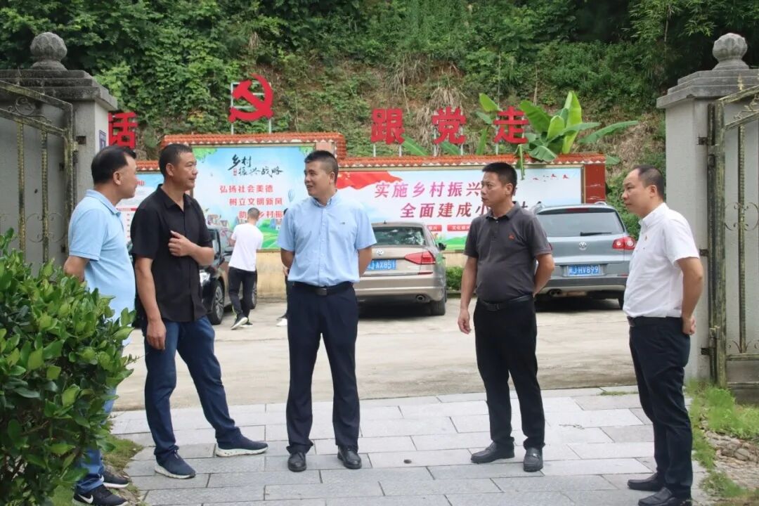 656月24日,县委副书记陈向汉到长春镇调研乡村振