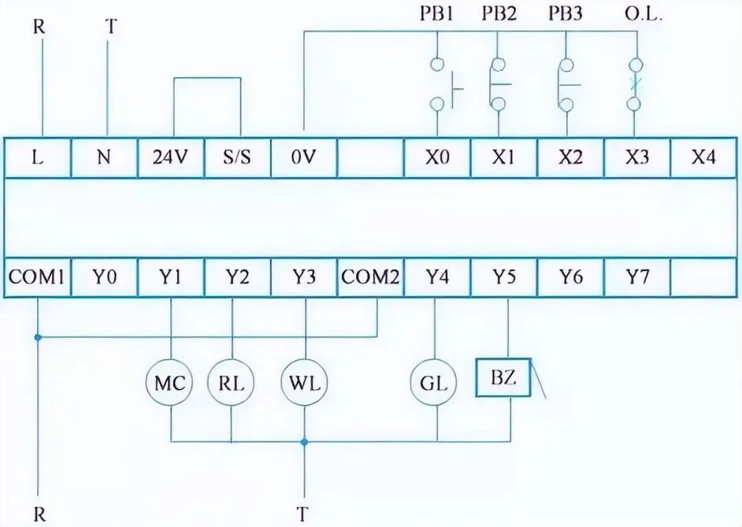 如何将电气图转换为PLC梯形图？简单学会！的图1