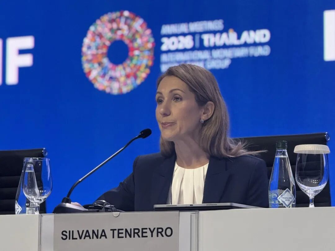 IMF首席经济学家西尔瓦娜·滕雷罗（Silvana Tenreyro） 图源：第一财经