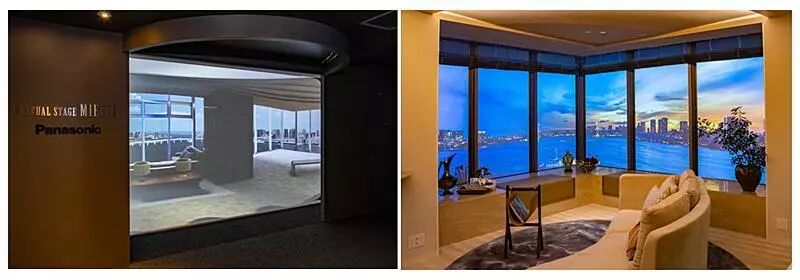 别担心 ,"晴海flag"公寓销售中心内,松下首次推出全新空间渲染解决