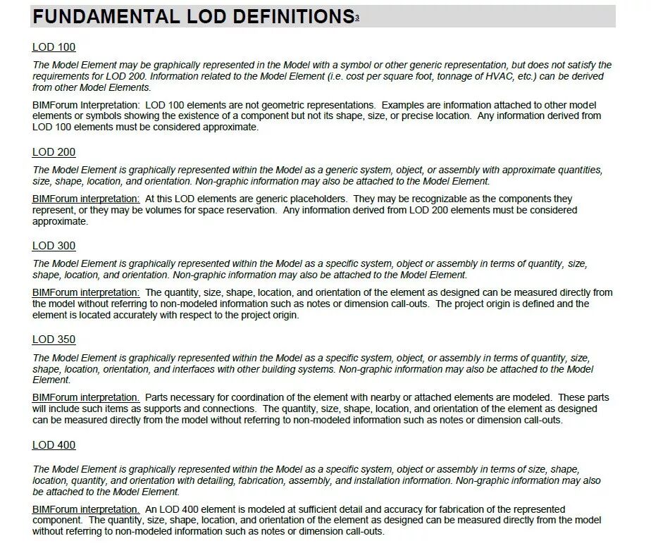 腿腿教學網-BIM教程 | BIM模型精度那點事（一）