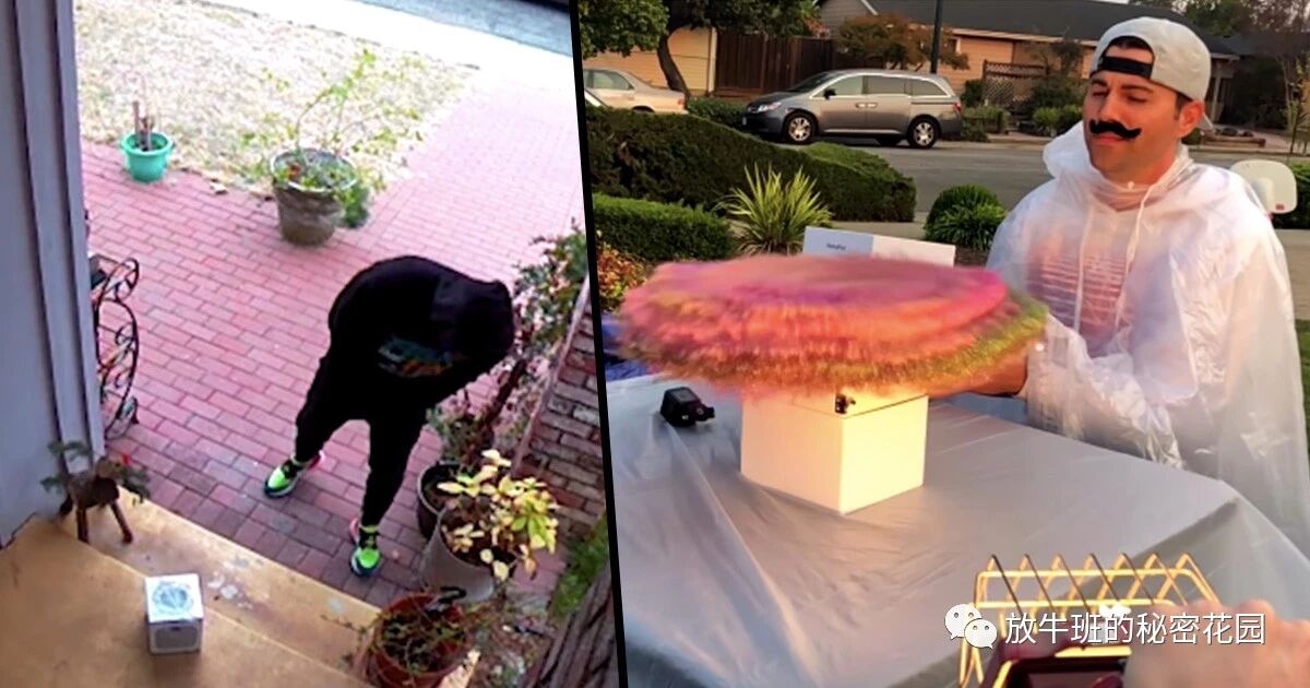 《别惹工程师：前NASA工程师用黑科技闪光臭屁弹报复偷包贼》