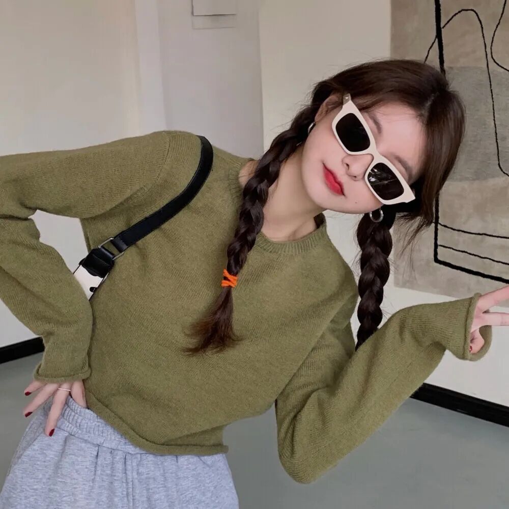 抖音头像丨可爱搞笑女生戴墨镜头像真人头像