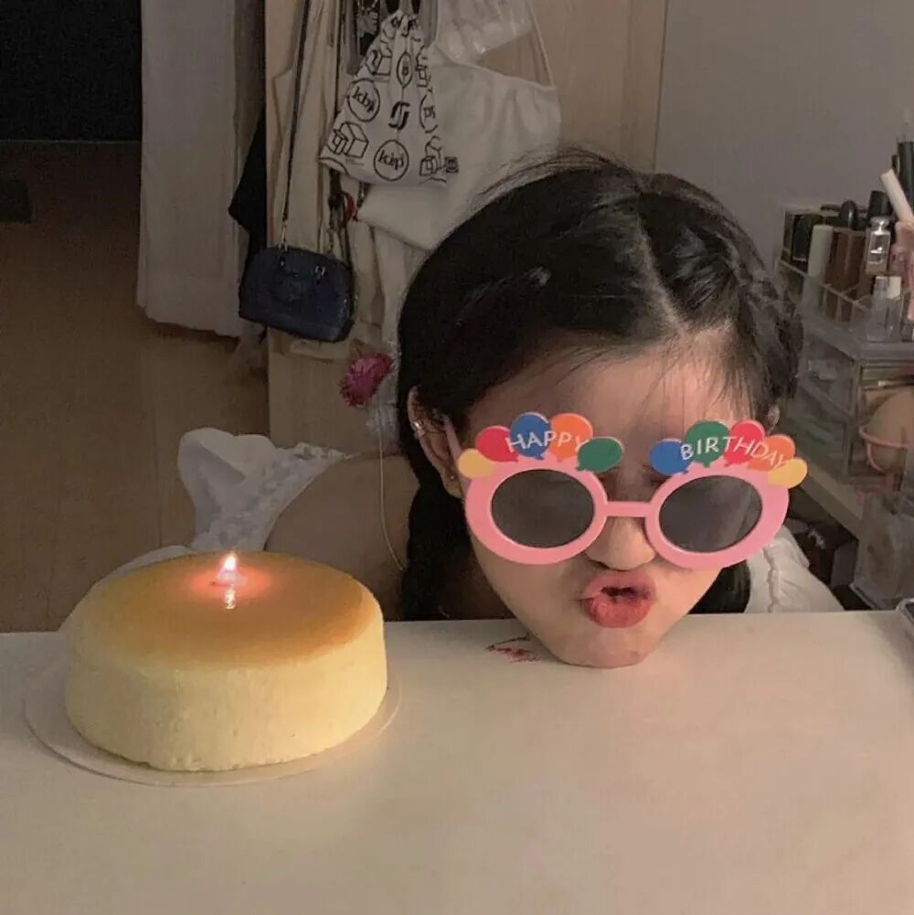 抖音头像丨可爱搞笑女生戴墨镜头像真人头像