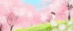 春天没有方向,春天只顾开花。｜插画