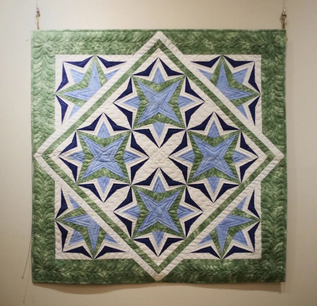 张绍玲张梦莹师生拼布艺术展成功举办