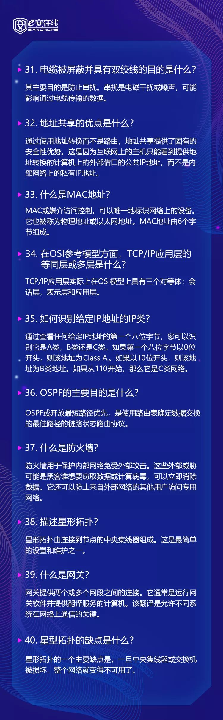 100个网络基础知识普及