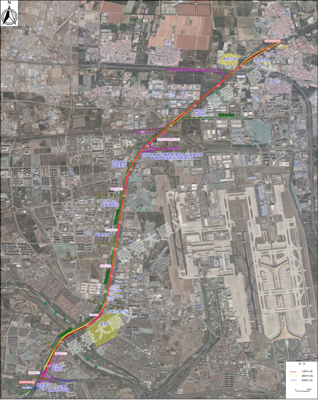 线路,工期揭晓,京密高速(机场南线-六环路段)环评公示!