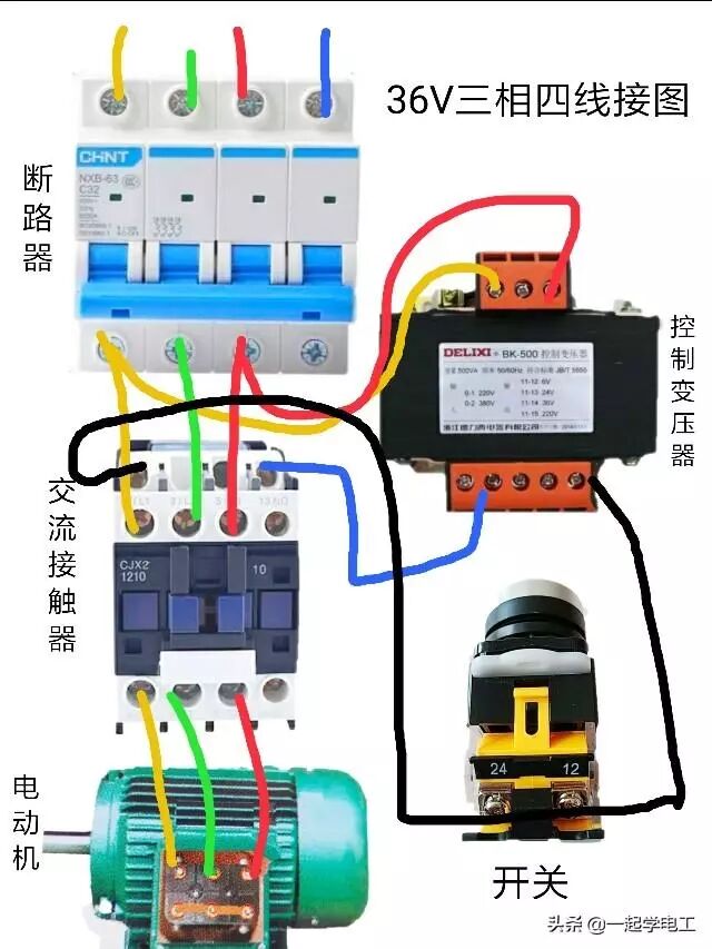 接触器图片 常见接触器线圈电压接线图、电机点动控制接线图…