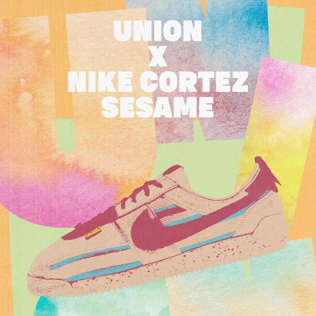 「 Union x Nike Cortez "Sesame" ｜XH55发售呈献」