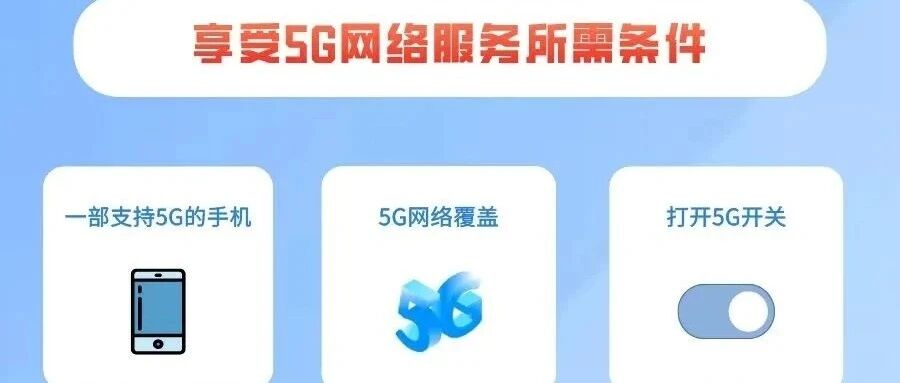 不办套餐也能用5G网络！你想知道的都在这里！