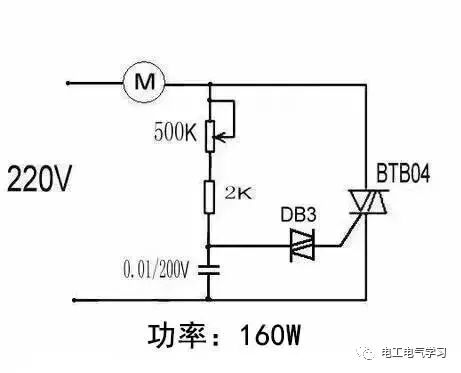 34個電氣控制接線圖、電子元件工作原理圖（電工電氣學習）的圖1