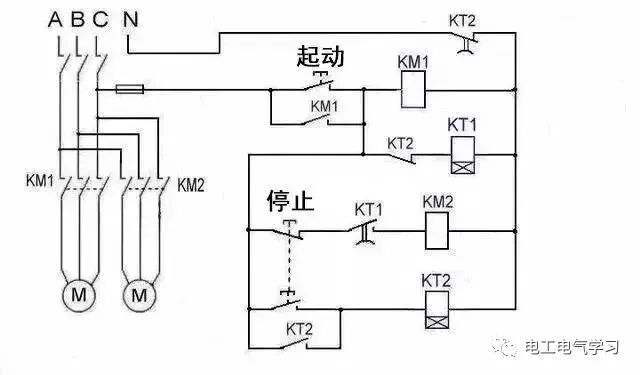 34個電氣控制接線圖、電子元件工作原理圖（電工電氣學習）的圖5