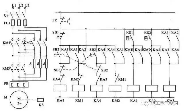 34個電氣控制接線圖、電子元件工作原理圖（電工電氣學習）的圖19