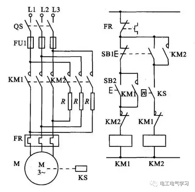 34個電氣控制接線圖、電子元件工作原理圖（電工電氣學習）的圖18