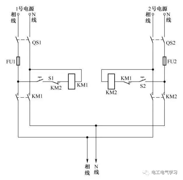 15個(gè)常見的電工中級(jí)電路圖，會(huì)操作12個(gè)才算得上是電工老師傅！的圖1