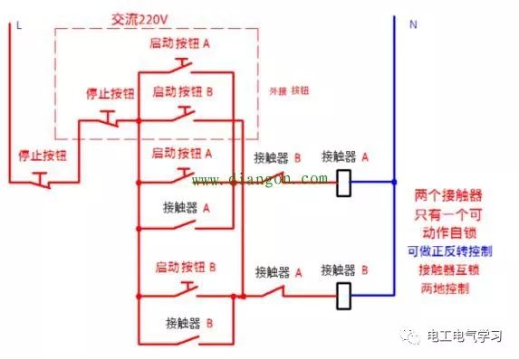 交流接触器常用接线电路图和实物图 超实用！的图8