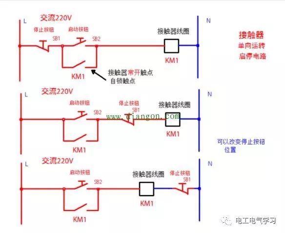 交流接触器常用接线电路图和实物图 超实用！的图12