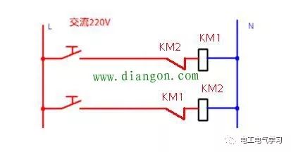 交流接触器常用接线电路图和实物图 超实用！的图3