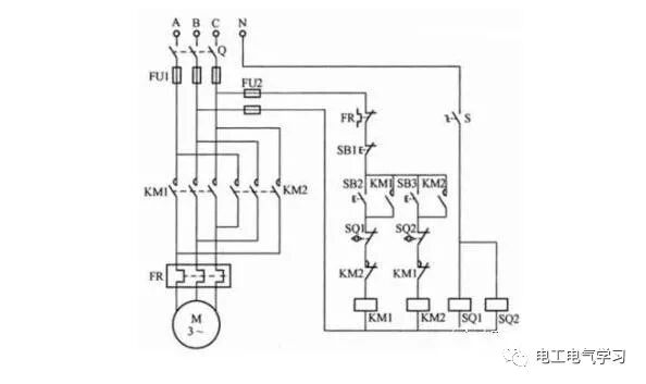 电机正反转控制原理及作用的图1