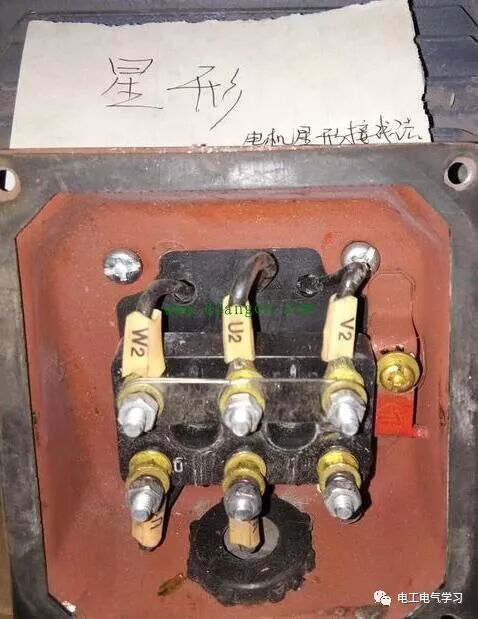 电动机三角形与星形的区别和接线方法图解的图3