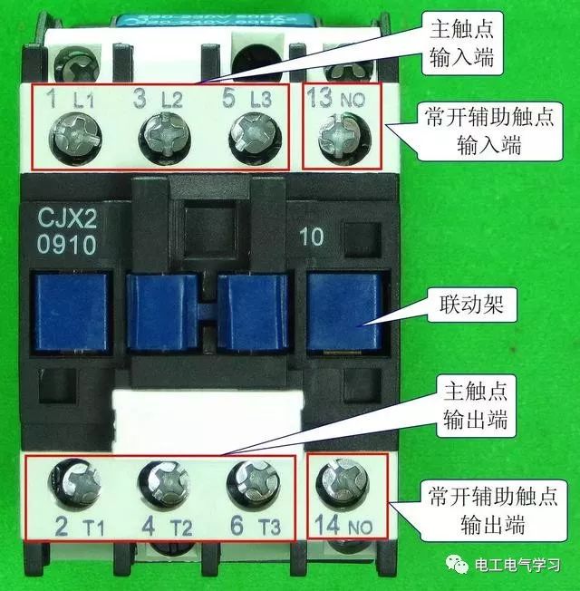 cjt140接触器触点图解图片