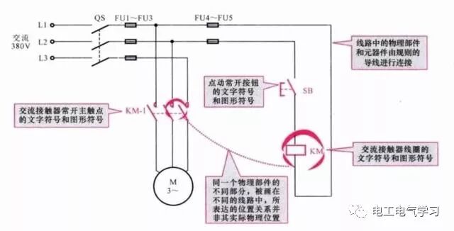 電工線路識圖的基本方法的圖4