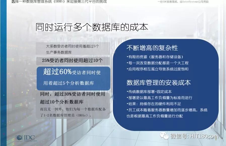IDC：选择一种数据库管理系统（DBMS）来迎接第三代平台的挑战