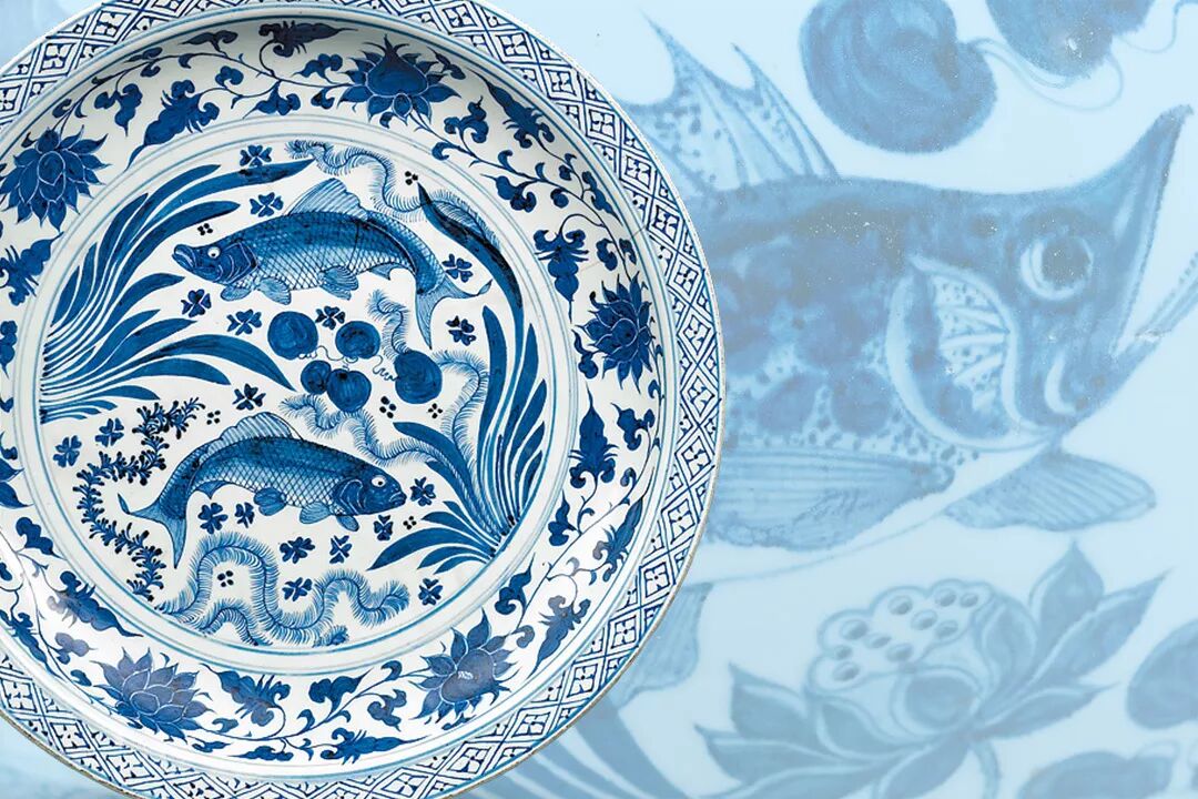 艺文飨宴 元代青花鱼藻纹 震旦博物馆 微信公众号文章阅读 Wemp