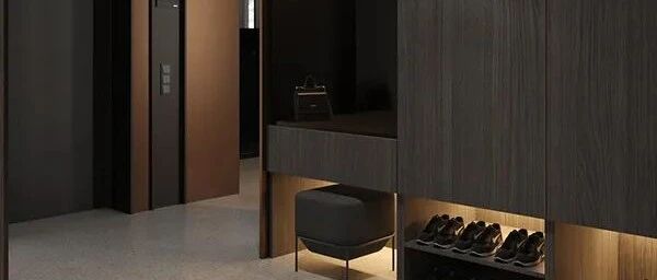 极简入户鞋柜，太喜欢这样的设计了!