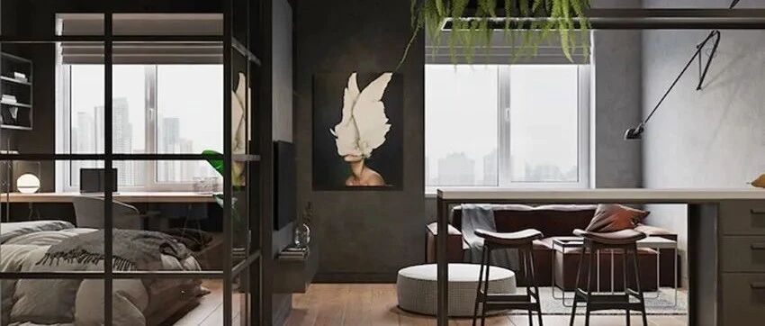 42㎡一居室，高颜值！