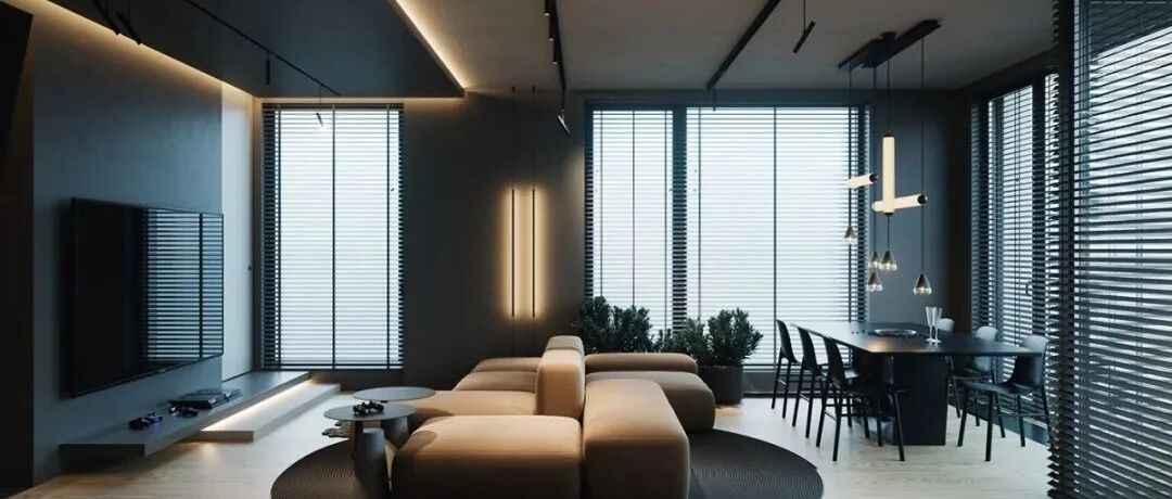 64㎡一居室，男性的雅致空间！