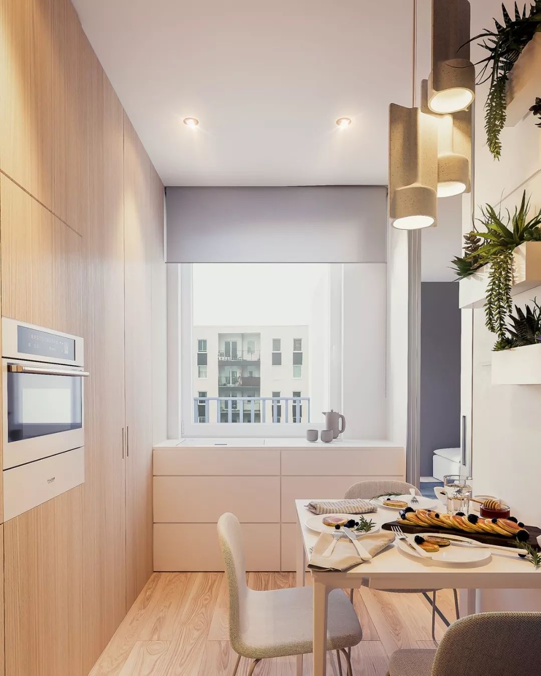 85平米公寓，簡潔的空間利用大量木元素，營造出溫暖寧和的居家氛圍 家居 第4張