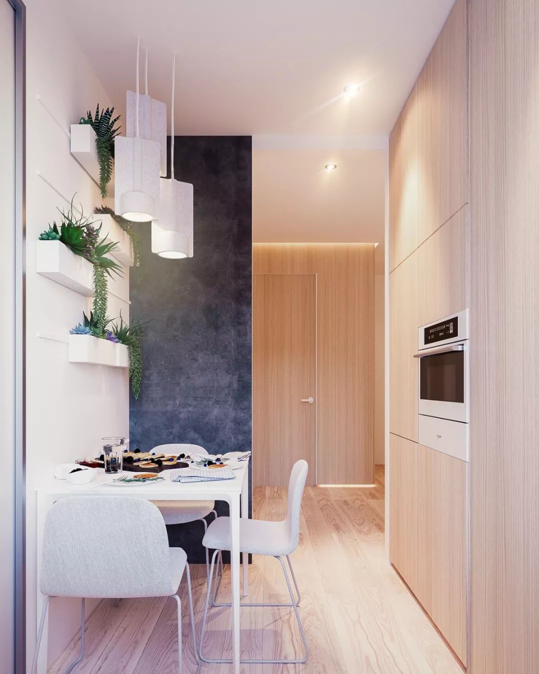 85平米公寓，簡潔的空間利用大量木元素，營造出溫暖寧和的居家氛圍 家居 第5張