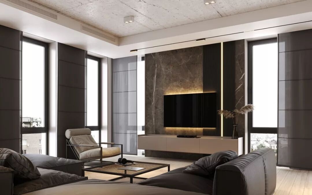 高级灰轻奢设计，品质家居空间典范！