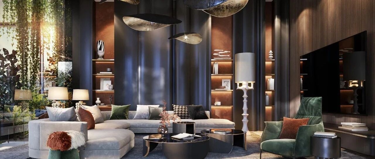 900㎡，大胆的奢华风！