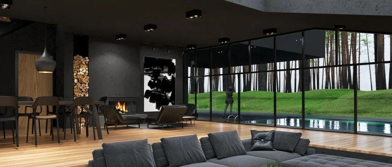 黑色别墅，如此好看！