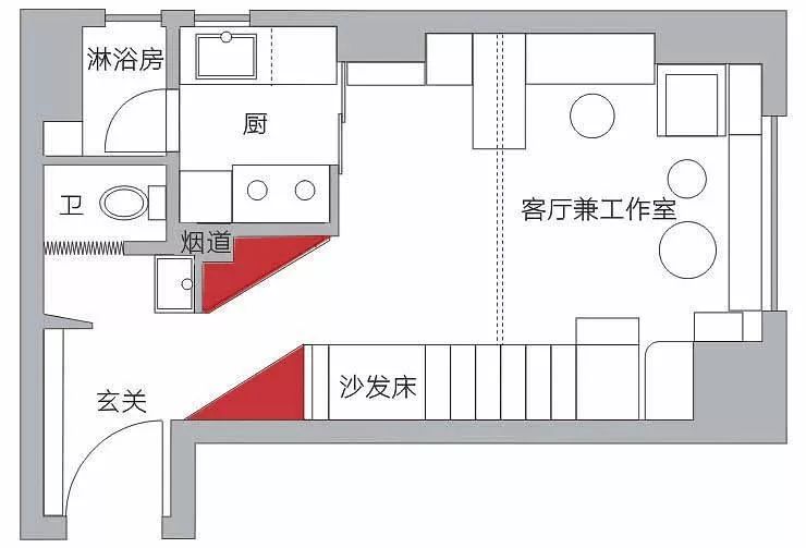 這個30平米的小房子， 榨乾了房間里所有可利用面積 生活 第10張